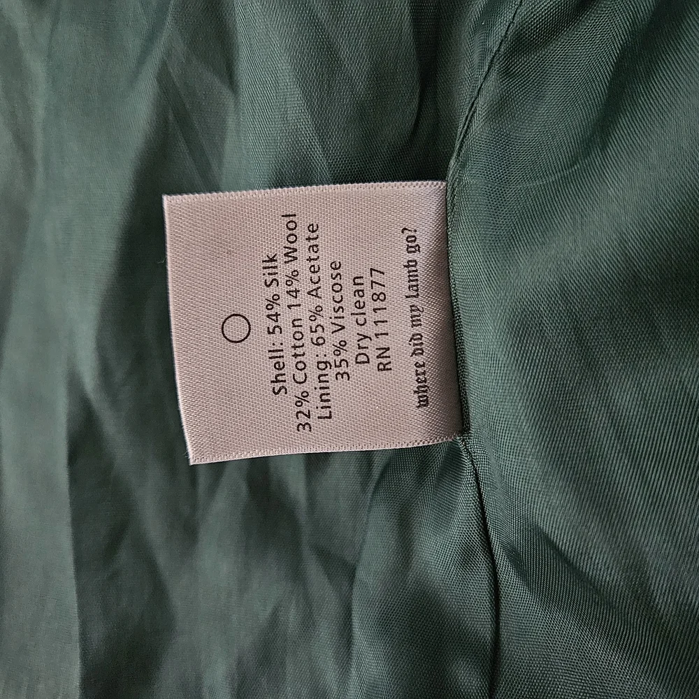 🟢1/2 OFF Gwen Stefani Vogue Plaid Blazer - Green and Tan - Picture 6 of 7
